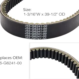 J55-G6241-00 Clutch Drive & Starter Generator Belt Kits JN6-H1173-00 Clutch Drive Belt for Yamaha G2 G8 G9 G11 G14 G16 G22 Drive G29-4 Golf Cart Drive Belt image 3