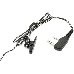 NXXTTNK Walkie Talkie Mic Headset with Woven Cable and K Type Earphone for Compatible Devices- UV UV-5RE UV-B5 BF-888S 888S UV-B5 (Pack of 4) image 4