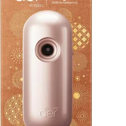Godrej aer Matic Kit (Machine + 1 Refill) - Automatic Room Fresheners with Flexi Control Spray | Royal Festive Essence | 2200 Sprays Guaranteed | Lasts up to 60 days (210ml) image 1