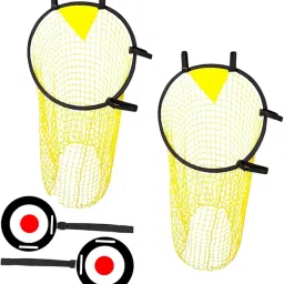 MYADDICTION 4Pcs Football Target Nets Soccer Training Goals for Garden or Field Portable image 3