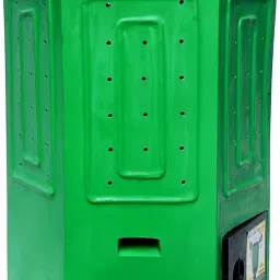 Spintech Polyethylene Composter Hot Pile Home Compost Bin (Green) image 1