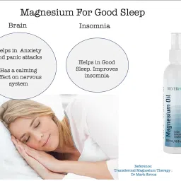 SILVERHEAL Magnesium Oil Spray (200 ml) - 100% Natural Magnesium Oil, for Muscle Relaxation & Rejuvenation, Joint Pain Relief, Headache, Cramps, Insomnia, Anxiety, Calming Nervous System (Pack of 1) image 3