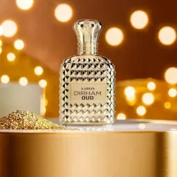 SIYAVAR MART Eau De Toilette Perfume, Diamond Cut Glass Bottle, 100ml | Long Lasting | Unisex Perfume (Dirham Oud) image 3