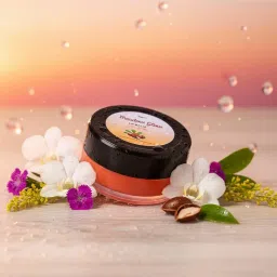 Meadow Glow Natural Lip Balm with Shea Butter | Almond Oil andVitamin E, For Smooth, and Moisturized Lips (8gm) image 1