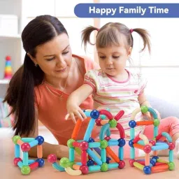 PRIME DEALS Magnetic Sticks Building Blocks for Kids Toys for Girls | Magnetic Toys for Boys Age 3+ Year 4 5 6 7 8 10 12 14 Old Educational Stem Learning Magnet Stick with Balls Game Set (42 PCS) image 5