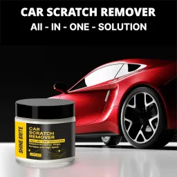 Shine Brite Professional Car Scratch Remover, One Solution with Sponge and Towel, 200g Paste for Paint Repair, Chips, Scrapes image 5