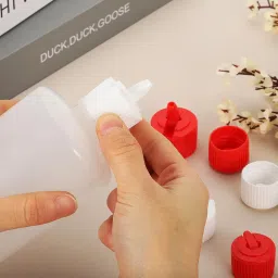 PATIKIL 36 Pcs 24/410 Flip Bottle Top Dispensing Caps, Plastic Squeeze Bottles Dispensing Cap Spout Flip Replacement Top for Shampoo Moisturizer, White image 3