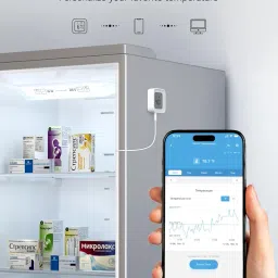 GoveeLife Freezer Thermometer Alarm, Smart Bluetooth Temperature Monitor Sensor for Refrigerator Pool Tub, Remote APP Alert with Anti-False, 197 Ft Connecting Range (WiFi Gateway Not Included) image 3