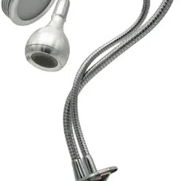 FABLOFT Dual Head Gooseneck Table Lamp LED Clamp Desk Lamp with USB Charging Port White image 3