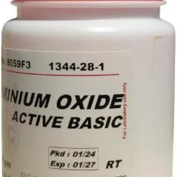 BFC ALUMINIUM OXIDE ACTIVE BASIC LR - 100gm, (AI2O3) CAS No: 1344-28-1 image 2