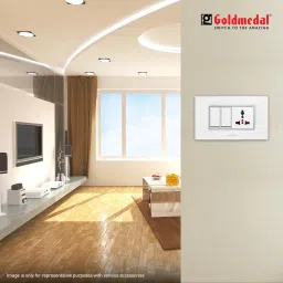 Goldmedal Air A3 4 Module Cover Plate, White - (Pack of 10) image 4