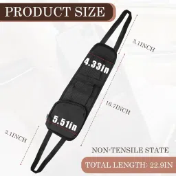 VIYOT Car Seat Side Organizer, 2-Pack, Multi-Pocket Storage Bag with Mesh Pocket, Phone Wallet Holder image 2