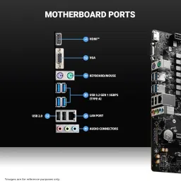 Ant PC Gaming Pc Argentine RZ8500G Ryzen 5 8500G | B650 Chipset | 16GB DDR5 5200Mhz | RTX 3050 6GB | 1TB Nvme M.2 SSD | Mid Tower Cabinet | Windows 11 Home Trial image 5