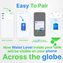 Swarn Jal (IOT-AS) Smart Water Level Indicator with Overflow & Empty Alarm | Android App | No External SIM Required | No Wi-Fi | No Wire | Solar Powered | Shock Proof | Easy to Use | True IOT image 5