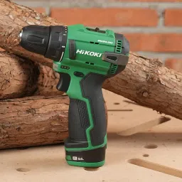 HIKOKI DS12DF - Cordless Driver Drill, 12V With 10mm Keyless Drill Chuck, Brushless Motor, 2 Speed Gear, 35 Nm Tightening Torque, Built-In Led Light, 1 Kg, 2 Batteries, Charger & Carry Case Included image 5