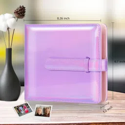 256 Photos Album for Polaroid Go Everything Box Camera and Instant Film,Polaroid Go Photo Album Book (Magic Purple) image 5