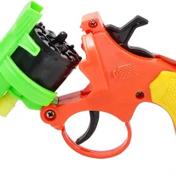 Diwali Ringcap Gun New Technology Ringcap Gun Toy Convulsing Shoot for Kids Ring not Include (Green-Yellow) image 4