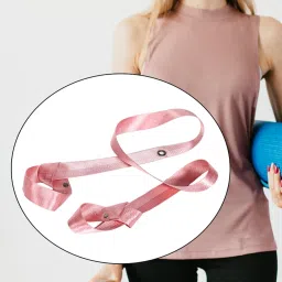 MYADDICTION Yoga Mat Strap Adjustable for Carrying Large Mats Yoga Accessory Carry Strap Pink image 2