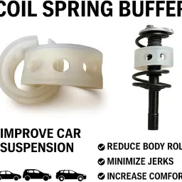 Autoclean Front Car Coil Spring Buffer Kit For Increasing Car Height, Car Cushioner, Shock Absorber And Stabilizer Suspension Accessories For Swift [2018-2021] - Size B image 2