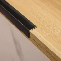 3 Meter Black Wall Molding Trim - Flexible PVC Wall Molding Trim & Corner Guards & Caulk Strip, Apply in Table Edge Door Frame Baseboard for Protection and Decoration (Black) image 1