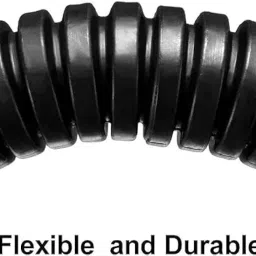 Sylix Uxcell Flexible PVC 13mm Outer Dia Corrugated Tubing Conduit Tube Pipe 5MTR image 2