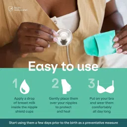 Koala Babycare 100% Silver Nickel Free Nipple Plugs for Prevention and Treatment of Breasts Cracks During Breastfeeding | Class 1 Koala Silver Cup Medical Device (Silver) image 5