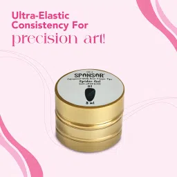 SPONSOR Spider Gel for Women & Girls | Ultra-Stretchy Nail Art Gel for Women & Girls | Perfect for Creating Thin Lines & Web Effects | Highly Pigmented & Long-Lasting (Shade: 2-8ml) image 2