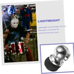 Toddmomy Zinc Alloy Tom Drum Mount Bracket for Enhanced Stability and Design for Drum Kits and Percussion Instruments image 4