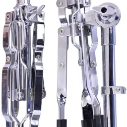 Kadence Snare Drum Stand, Deluxe Percussion Hardware Base Kit, Double Braced, Light Weight Mount for Standard Snares, Tom Drums & Practice Pad, Slip-Proof Gear Tilter & Clamp Style Basket Holder image 3