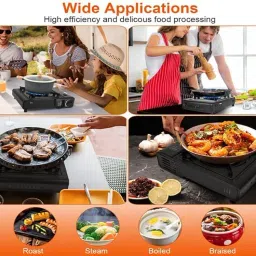 Portable Camping Stove With CarryIng Case | 2 IN Portable Camping Stove | Gas Powerd Single Burn Stove For Outdoor, Camping, Hiking, Traking By Astrophile (AS5) image 5