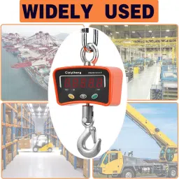 ciziyiheng 500kg/1100lb Digital Hanging Scale Industrial Crane Scale with Precision Sensor Suitable for Farm Weighing, Outdoor Fishing Scale Game Weighing Portable Mini Handheld Electronic Scale image 5
