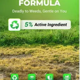 Cyclosinone Herbicide Granules | Pack of 2| 10% Active Formula | Safe Weed Control for Lawns, Gardens & Farmlands | Granular Application for Home & Commercial Use (pack of 2) image 3