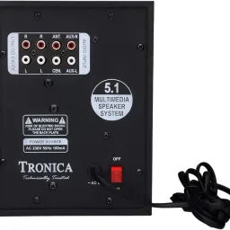 TRONICA FD-101 35W 5.1 Channel Bluetooth Home Theater System With Remote, FM, USB, AUX, LED, TV Support, Hi-Bass Woofer for Music Party image 3