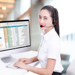 Metaind USB Headphone with Noise-Canceling Mic |for Teams, Zoom, Call Center, PC & Laptop | MT440 (Black) image 4