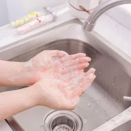 ZEPZY 6Pcs Paper Soap Tube Flower Design Mini Handwash Sheets in Bottle, Pocket-Friendly Paper Soap for Kids, Travel & School Use, Portable Hand Travel Soft Soap Paper Strips image 4