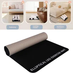 FABLOFT Leg Exerciser Non Slip Mat Adults Floor Protector for Fitness Outdoor Studio image 1