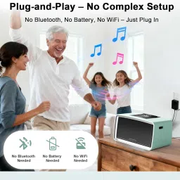 Easy-to-use Music Player for Elderly with Dementia and Alzheimer's (Blue) image 2