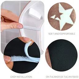 ZURATO Toilet Seat Cover Pads, Soft Thicker Warmer Washable Toilet Seat Cushion Mat Winter, Toilet Seat Lid Cover Pads (Multi Design & Colour, Medium Size: 43 x 36cm) image 1