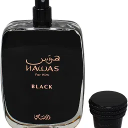 RASASI Hawas Black Eau De Parfum for Men & Women - 100ml | Premium and Long Lasting Perfume | Perfect for Work, Events & Special Occasions image 2
