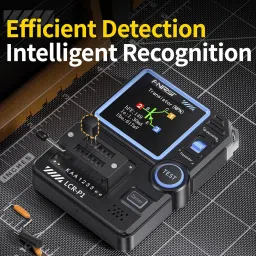 LCR-P1 Capacitor Tester, Mosfet Transistor Tester, Diode Triode Zener Diode Resistance Inductance LCR Meter, MOS NPN PNP ESR Meter, SMD Electronic Component Tester, Battery Test Multimeter image 2
