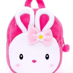 blue tree Kids School Bag Soft Plush Backpack Cartoon Bags Mini Travel Bag for for Girls Boys Toddler Baby Elephant & Konggi image 2