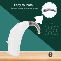 FCS Hearing Device Ear Hook For Phonak Naida P30-UP|| Hearing Devices Replacement Accessories | Easy Install | Durable ABS Material| Anti-Howling Ear Hook image 3