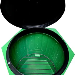 Spintech Polyethylene Composter Hot Pile Home Compost Bin (Green) image 2