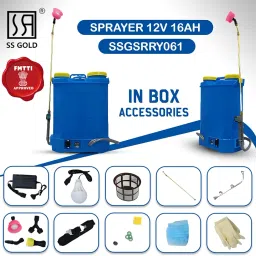 SS GOLD Battery Operated Knapsack Sprayer 12V 16AH - High Pressure Spray, Knapsack Sprayer, 16 Litre Tank Capacity, for Spraying in Pesticides, Herbicides, Fungicides, Etc. image 4
