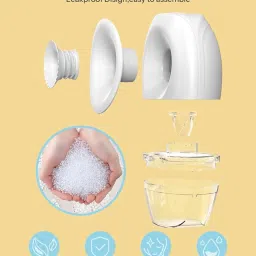 UN1QUE Professional Wearable Electric Breast Pump for Feeding Mothers, Hands Free| BPA Free, Wearable Breast Pump 3 Modes & 9 Levels, Smart LED Display, 180ml Milk Cup-1 Pack(1 Year Warranty) image 5