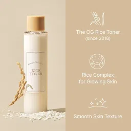 Rice Toner, Milky Toners for Glowing Skin, Rice Water Korean, Glow Essence with Niacinamide,Hydrating for Dry, Dull, Combination Skin,Vegan,Fragrance Free, Glass Skin (PACK OF 1) image 1