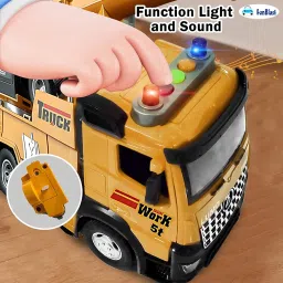 FunBlast Crane Toys for Kids - Derrick Truck Simulation Model Toy Truck, Electric Vehicles Toys with Forward/Backward Function Light and Sound for Kids Age 3+ Years (Multicolor) image 3