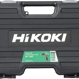 HIKOKI DS12DF - Cordless Driver Drill, 12V With 10mm Keyless Drill Chuck, Brushless Motor, 2 Speed Gear, 35 Nm Tightening Torque, Built-In Led Light, 1 Kg, 2 Batteries, Charger & Carry Case Included image 1