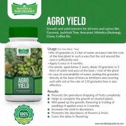 Manakkal Agro Pharma Agro Yield Growth And Yield Booster For Coconut And Other Large Trees By Manakkal Agro Pharma, Granules image 1