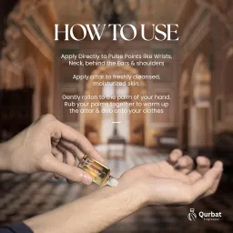 Qurbat Ameer Al Oud Attar | Luxury Perfume Oil | 12+ Hours Lasting | Attar (Spicy, Floral & Woody) (3 ml) image 3